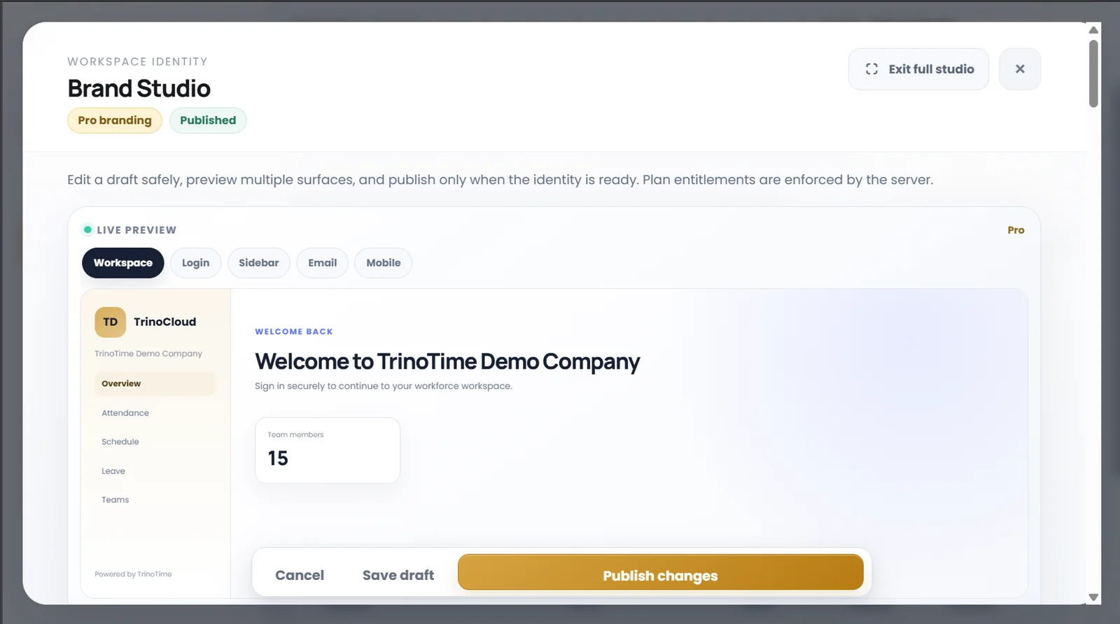 TrinoTime Brand Studio
